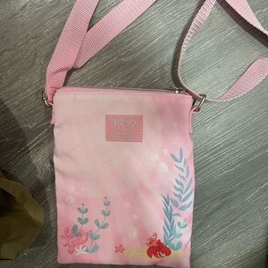 Nwot little mermaid loungefly cross body